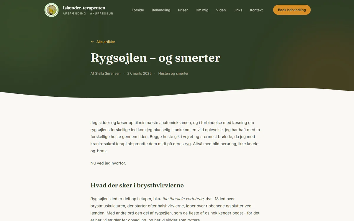 Efter: siden efter vores ombygning